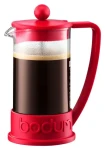 Bodum Brazil červená / French press / 1 l / 8 šálok