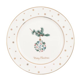GREEN GATE Porcelánový tanier Joelle White Ø 20,5 cm