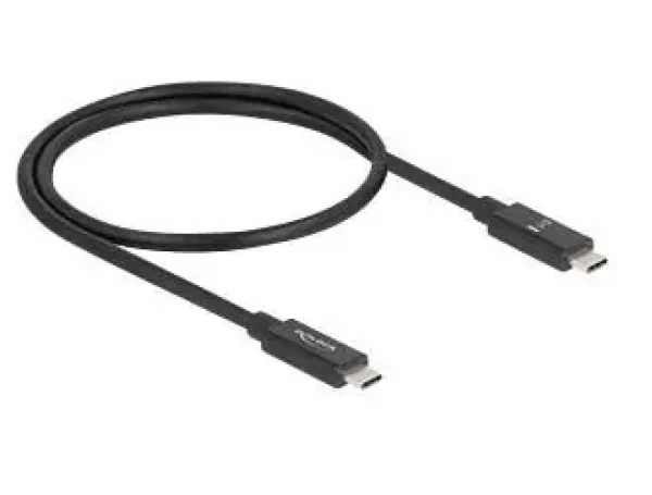 DeLock / Kábel USB-C - USB-C / Thunderbolt 4 / PD 240W / 50cm / 8K 120Hz (81210)