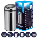 HIMAXX Premium 42L strieborná / bezdotykový kôš (SOKBG0421)