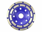 GEKO G00375 / Brúsny kotúč črepníkový diamantový dvojradový / 125 x 5 x 22.2 mm (G00375)