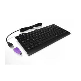 Keysonic KSK-5010ELC čierna UK / Mini klávesnica / USB / podsvietená / numerický blok (61026)