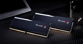 G.Skill Ripjaws M5 RGB čierna 64GB (2x 32GB) 6400MHz / DDR5 / CL32 / DIMM / 1.4V / XMP 3.0 (F5-6400J3239G32GX2-RM5RK)