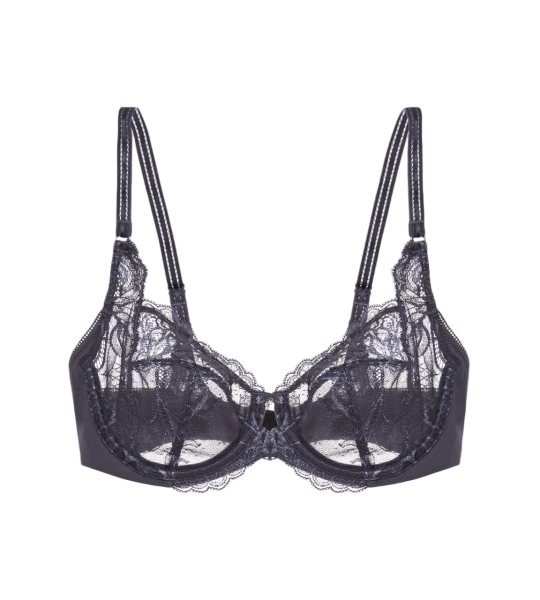 Dámska podprsenka Wild Peony Florale Bra W - GRAY - sivá 00DK - TRIUMPH GRAY 75C