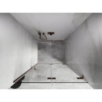 MEXEN/S - Lunar-F skladacie sprchové dvere pravé 60, transparent, meď kartáčovaná 836-060-000-65-00-P