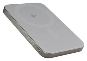 Epico UltraPack EM51 titánová / Bezdrôtová powerbanka / 5000 mAh / MagSafe / Qi2 / 20W