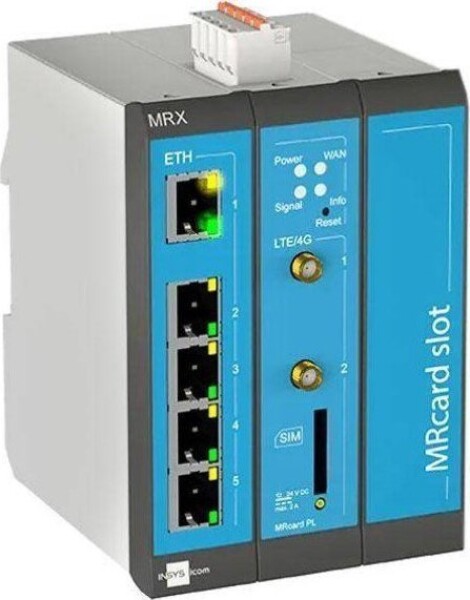 Insys INSYS icom MRX3 1.2 modularer LTE-Router internationale Frequenzen VPN-Option