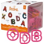 Vykrajovátka abeceda 27ks 5,2×2,2cm - Decora - Decora
