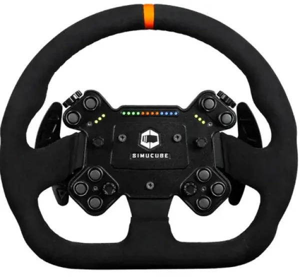 Simucube Valo GT-23 SC3 Závodný volant čierny semiš / priemer 320 mm / rýchloupinák SC3 (SCVALO-SC3-AL)