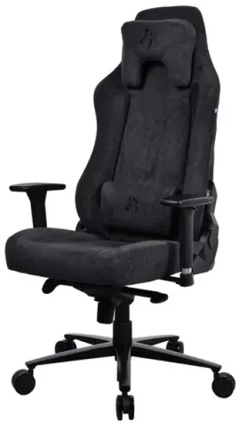 Arozzi VERNAZZA Soft Fabric Pure Black / Herné stoličky / povrch Elastrón / koža a látka / čierna / nosnosť 145kg (VERNAZZA-SFB-PBK)