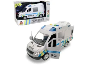 MaDe Auto policajná dodávka na zotrvačník s reálnym hlasom posádky