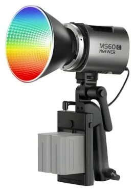 Neewer MS60C / LED prídavné svetlo / RGB LED / 65 W / CRI97+ / 2700-6500K / Bowens (10104700)