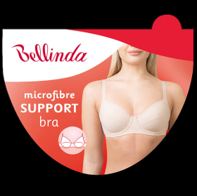 Podprsenka s kosticou SUPPORT BRA - Bellinda - čierna 75 E