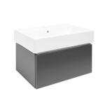 Kúpeľňová skrinka s umývadlom SAT Feel 60x30x46 cm antracit mat SATFEEL60ANTU2 SATFEEL60ANTU2