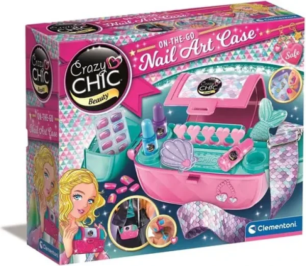 Clementoni Crazy CHIC Nechtové štúdio v kabelke