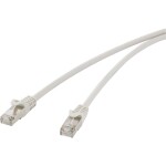 Renkforce RF-4724278 RJ45 sieťové káble, prepojovacie káble CAT 5e F/UTP 5.00 m sivá s ochranou 1 ks; RF-4724278