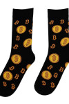 Vzorované pánske ponožky PERFECT MAN-CASUAL BLACK G95 39-41