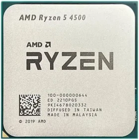 AMD RYZEN 5 4500 OEM / Procesor / 3,6 GHz / Turbo 4,1 GHz / 6C12T / L2 3MB L3 8MB / AM4 / Bez VGA / 65W (100-000000644)