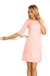 Dámske šaty 217-4 light salmon - NUMOCO XL