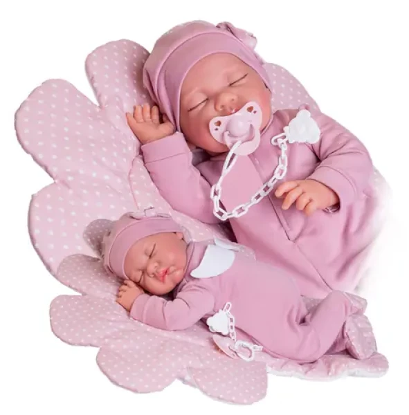 Antonio Juan 33226 LUNA - spiaca realistická bábika bábätko s mäkkým látkovým telom - 42 cm