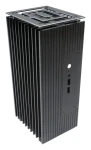 Akasa Turing Fanless UCFF čierna / UCFF 4"*4" / hliník / OEM / bez ventilátora (A-NUC45-M1B)