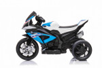 Mamido Mamido Detská elektrická motorka BMW HP4 2x45W | EKO koža modrá