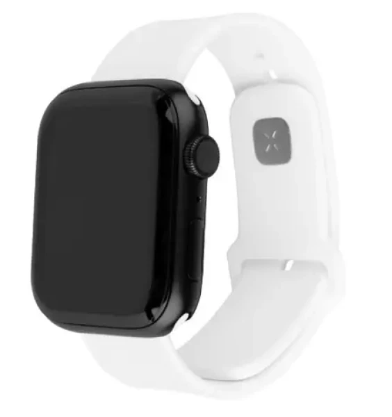 FIXED Set silikónových remienkov Silicone Sporty Strap pre Apple Watch Ultra 49mm biely / dopredaj (FIXSST2-1029-WH)