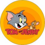Jedlý papier Tom a Jerry logo 19,5 cm - Pictu Hap - Pictu Hap