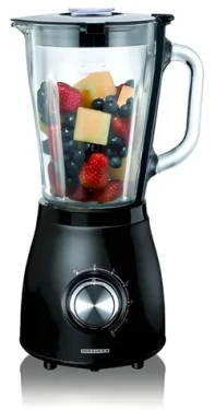 Melissa 16180133 matná čierna / Stolný mixér / 500 W / 1,5 l nádoba / 5 rýchlostí (16180133)