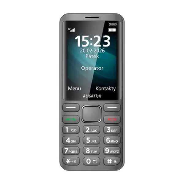 Aligator D860 Dual SIM / titánový (AD860SR)