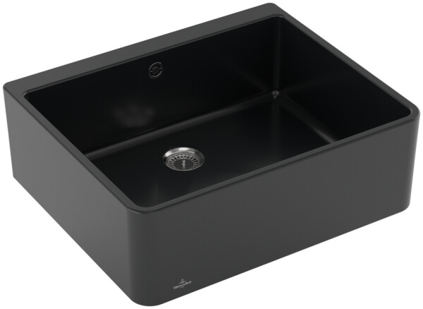 VILLEROY & BOCH VILLEROY & BOCH - Keramický drez Villeroy &amp; Boch Farmhouse 60 X, 636001R7, Pure Black 636001R7