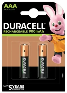 DURACELL - Nabíjací AAA 900mAh 2 ks (42411)