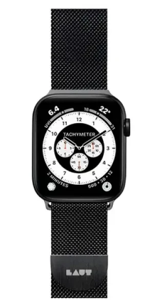 LAUT Steel LOOP remienok pre Apple Watch čierna / Remienok / Nerezová oceľ (LAUT_AWL_ST_BK)