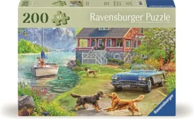 Ravensburger Puzzle: Leto pri jazere