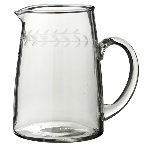 Ib Laursen Sklenený džbán Leaf vine 800 ml