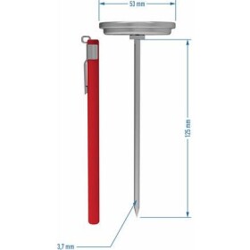 Teplomer pre šunkovar 1,5 kg rozsah teplomera 0–120 °C - BIOWIN - BIOWIN