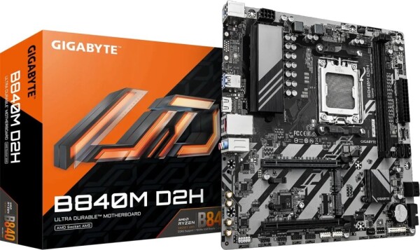 Gigabyte GIGABYTE B840M D2H AM5 1xHDMI