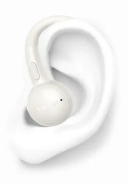 Belkin AUC016hqCR Activefit krémové / Športové slúchadlá do uší / bezdrôtové / Bluetooth (AUC016HQCR)