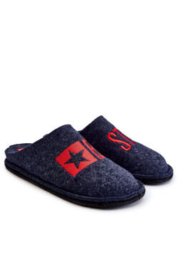 Klasické pánske papuče Big Star KK176002 Navy blue 45
