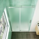 H K - Posuvné sprchové dvere DIAMOND FROST 156-160x195cm, ľavý variant SE-DIAMONDFROSTL160SET