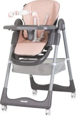 CHIPOLINO Jedálenská stolička First Spoon Flamingo (STHFS02404FL)