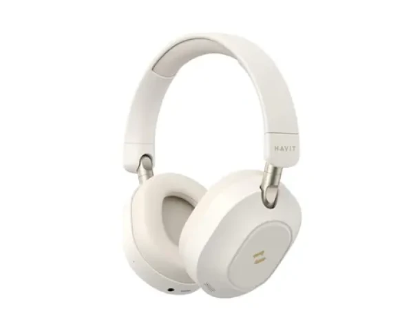 Havit H668BT béžové / Bezdrôtové slúchadlá / ANC / až 80 h / Bluetooth 5.4 / USB-C (H668BT beige)