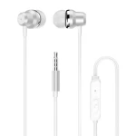 Dudao X10 PRO drôtové slúchadlá do uší biela / s mikrofónom / 3,5 mm mini jack / kábel 1.2 m (204536)