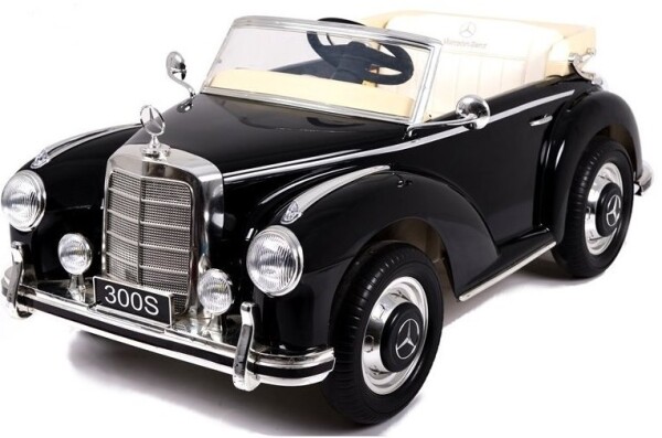 Mamido Elektrické autíčko Mercedes Benz 300S lakovaný čierny