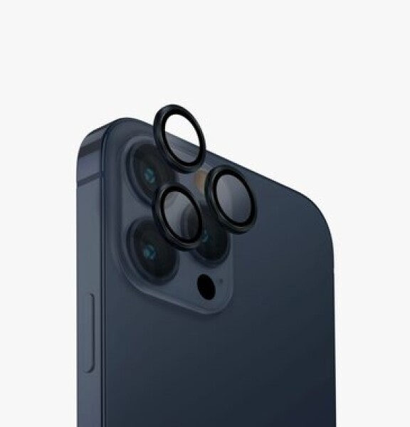 UNIQ Optix hliníkové ochranné sklo na šošovku fotoaparátu pre Appple iPhone 15 Pro Max Deep navy (Dark blue) (8886463686249)