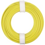 Donau Elektronik 150-013 opletenie / lanko, 1 x 0.50 mm², žltá, 10 m; 150-013