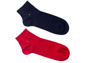 Ponožky Tommy Hilfiger 2Pack 342025001 Red/Navy Blue