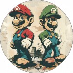 Jedlý papier Super Mario 19,5 cm - Pictu Hap - Pictu Hap