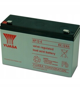 Yuasa NP12-6 YUASA 12Ah 6V akumulátor AGM