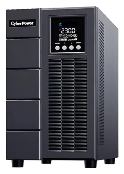 CyberPower MainStream OnLine 3000VA/2700W / Záložný zdroj UPS / Tower / On-Line / LCD displej / USB (OLS3000EA-DE)